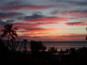 Sunset from our Lanai