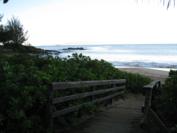 Steps to Kamaole II Beach