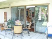 A102 - Lower lanai protected overhead by cantilevered and larger upper lanai