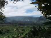 Ko'olau Gap into Haleakala Crater