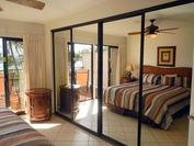 A107 - Master Bedroom - Sliding Glass Wall Storage